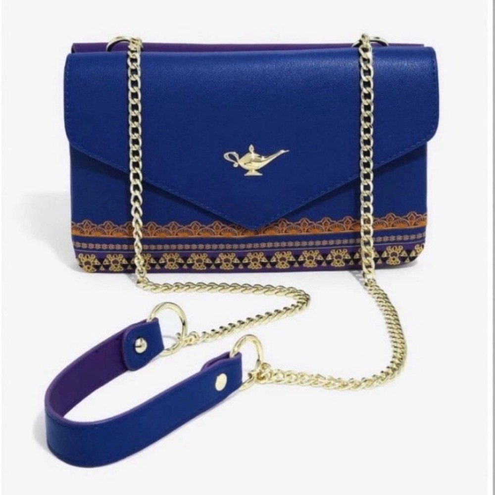 Disney Loungefly Aladdin Double sided Reservable Crossbody purse shoulder bag